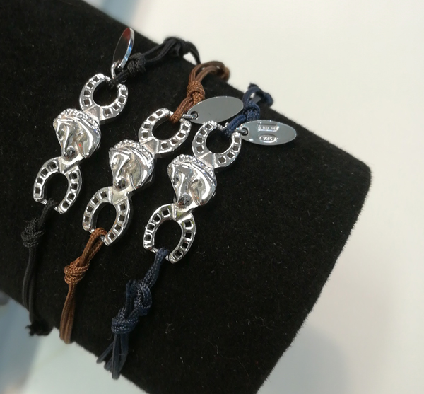 BRACCIALE COTONE FERRO DI CAVALLO Gioielli 
